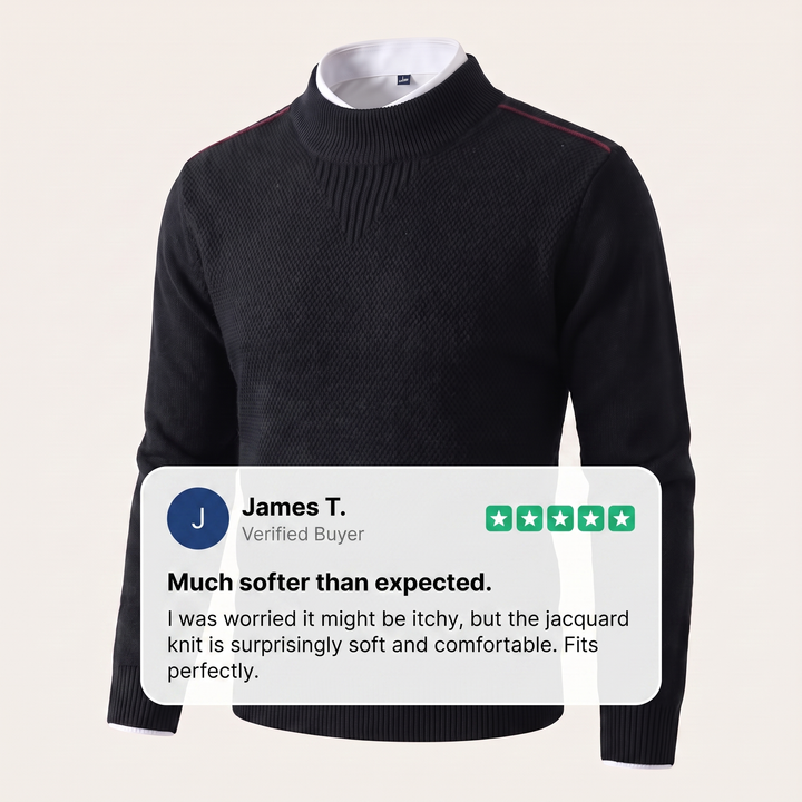 ARDEN JACQUARD SWEATER
