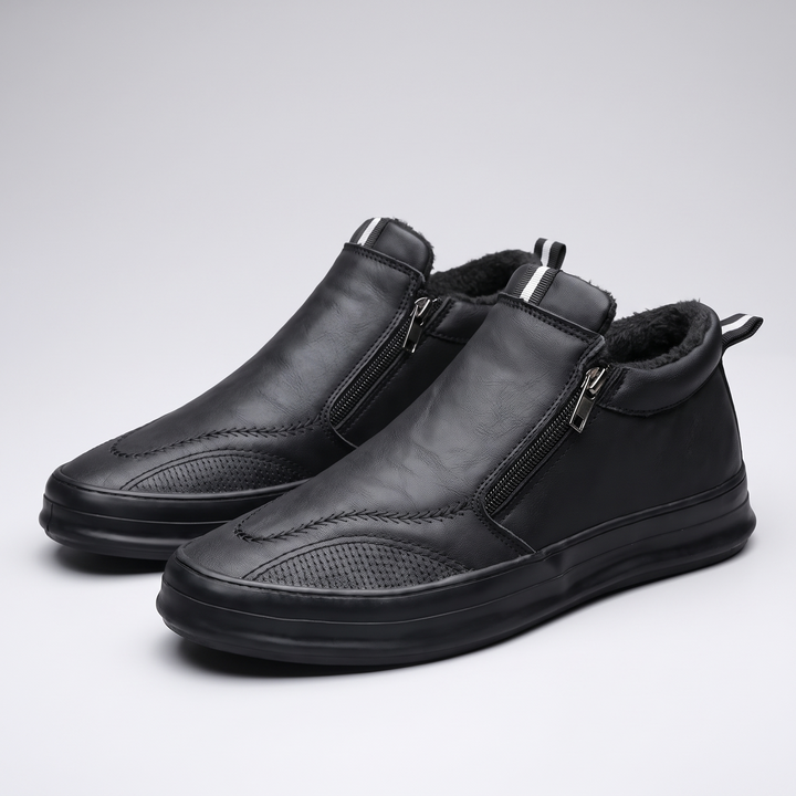 BROOKS LEATHER SNEAKERS