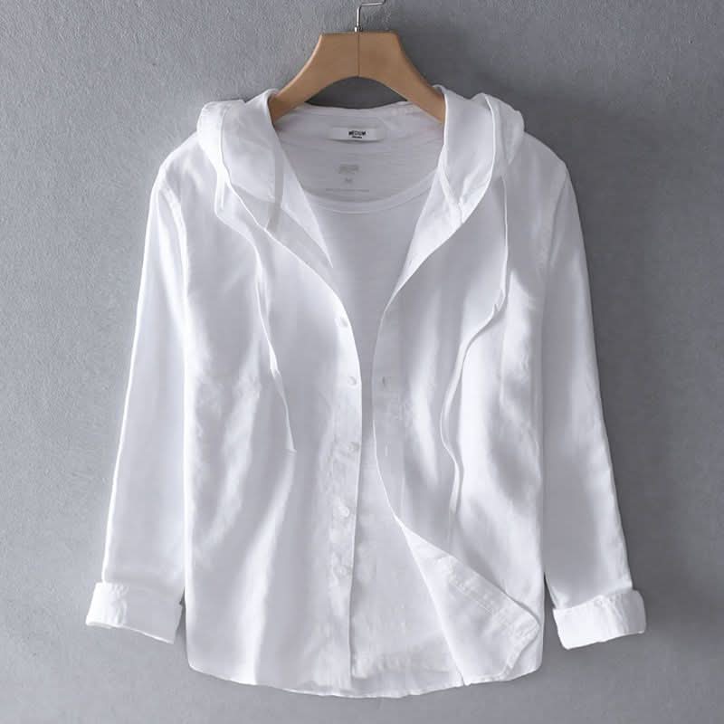 NOVA LINEN HOODIE